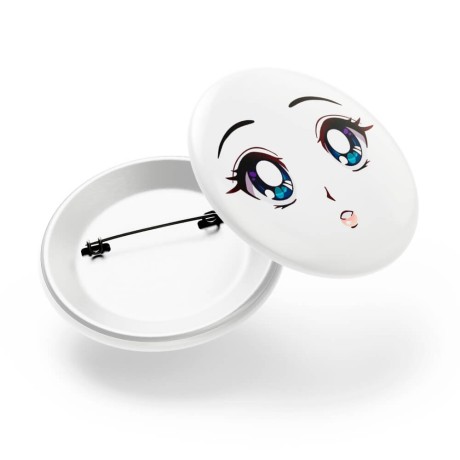 BOTTONS PERSONALIZADOS COM ALFINETE MODELO REDONDO 45MM Colorido frente - 25 un.