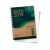 CADERNETA CAPA MALEÁVEL WIRE O MIOLO PERSONALIZADO ABERTURA HORIZONTAL KRAFT 250G 48 FOLHAS
