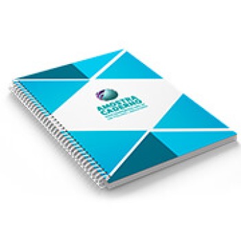 CADERNO IMPRESSÃO DIGITAL MIOLO PADRÃO SEM VERNIZ 150X210MM 200 FOLHAS Colorido frente - 1 un.