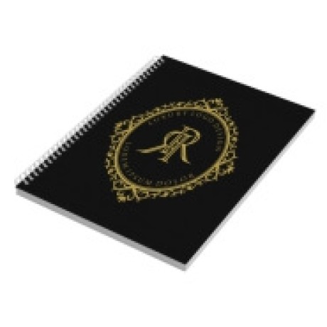 CADERNO IMPRESSÃO DIGITAL MIOLO PERSONALIZADO LAM FOSCA E HOTSTAMPING 150X210MM 100 FOLHAS Colorido frente - 1 un.