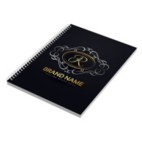 CADERNO IMPRESSÃO DIGITAL MIOLO PERSONALIZADO LAM FOSCA E HOTSTAMPING 300X210MM 100 FOLHAS Colorido frente - 50 un.