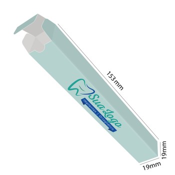 CAIXA PARA CANETAS RECICLATO 250G SEM VERNIZ Colorido frente - 250 un.