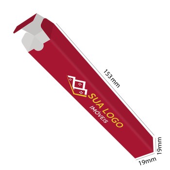 CAIXA PARA CANETAS RECICLATO 250G SEM VERNIZ Colorido frente - 25 un.
