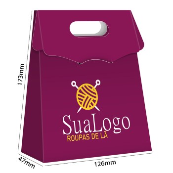 CAIXA PARA LOJISTAS RECICLATO 250G SEM VERNIZ Colorido frente - 50 un.