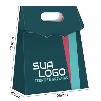 CAIXA PARA LOJISTAS RECICLATO 250G SEM VERNIZ Colorido frente - 100 un.