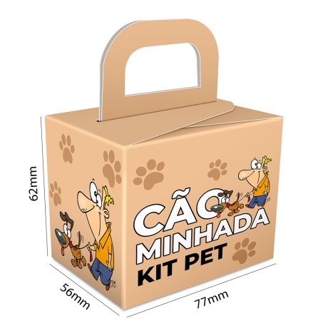 CAIXA PARA PRESENTES RECICLATO 250G SEM VERNIZ Colorido frente - 50 un.