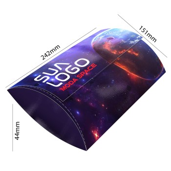 CAIXA PARA ROUPAS RECICLATO 250G SEM VERNIZ Colorido frente - 10 un.