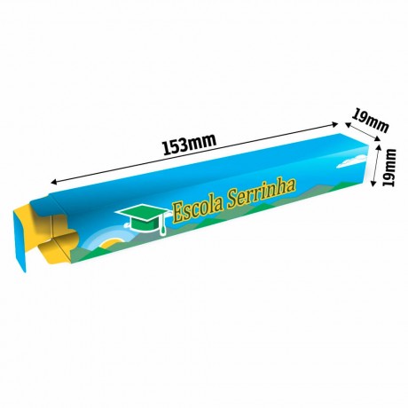 CAIXAS E EMBALAGENS CAIXA PARA CANETAS COUCHÊ 300G LAM FOSCA E VERNIZ LOCALIZADO FRENTE Colorido frente e verso - 1000 un.