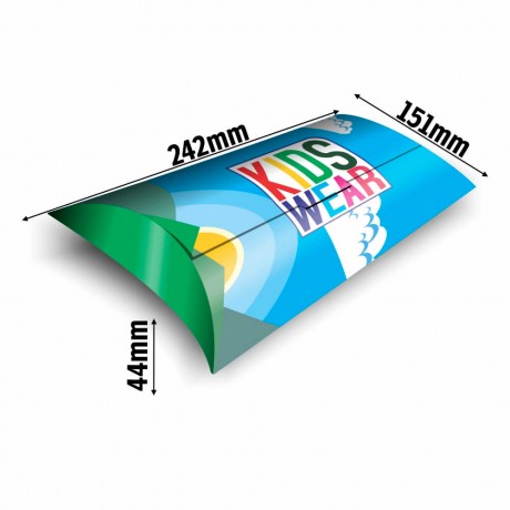 CAIXA PARA ROUPAS COUCHÊ 300G VERNIZ UV TOTAL FRENTE Colorido frente e verso - 5000 un.