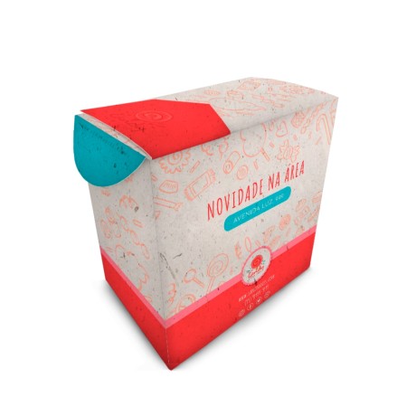 CAIXAS E EMBALAGENS CAIXAS PERSONALIZADAS CAIXA PARA ETIQUETA RECICLATO 250G SEM VERNIZ Colorido frente - 10 un.