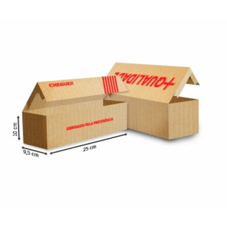 CAIXAS E EMBALAGENS CAIXAS PERSONALIZADAS CAIXAS PARA CARTÃO PAPELÃO ONDULADO 340G PERSONALIZADA PARA 250 CARTÕES Preto e branco frente - 500 un.