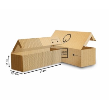 CAIXAS E EMBALAGENS CAIXAS PERSONALIZADAS CAIXAS PARA CARTÃO PAPELÃO ONDULADO 340G PERSONALIZADA PARA 250 CARTÕES Preto e branco frente - 100 un.