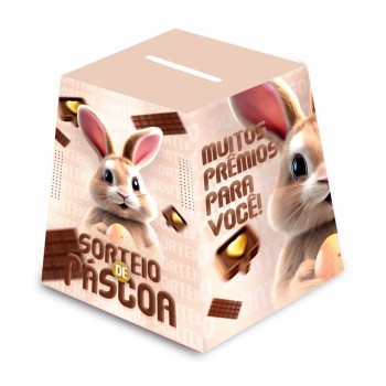 CAIXAS E EMBALAGENS CAIXAS PERSONALIZADAS URNA PERSONALIZADA COUCHÊ 300G Colorido frente - 50 un.