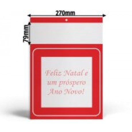 CALENDÁRIOS E FOLHINHAS 2024 BASE PADRÃO COMERCIAL DUPLEX 250G COMERCIAL VERMELHO Preto e branco frente - 100 un.