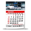 CALENDÁRIOS 2024 CABEÇALHO COM MIOLO COUCHÊ 250G SEM VERNIZ 196X90MM Colorido frente - 300 un.