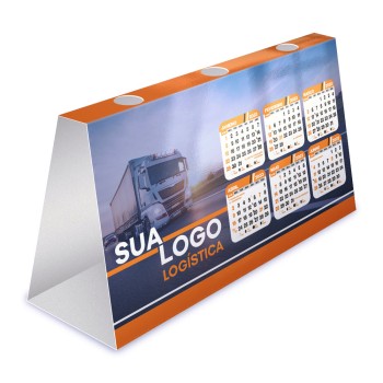 CALENDÁRIOS E FOLHINHAS 2023 CALENDÁRIO DE MESA PORTA CANETAS HORIZONTAL SUPREMO 250G SEM VERNIZ