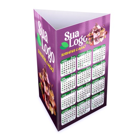 CALENDÁRIOS E FOLHINHAS 2023 CALENDÁRIO DE MESA PORTA CANETAS VERTICAL SUPREMO 250G SEM VERNIZ