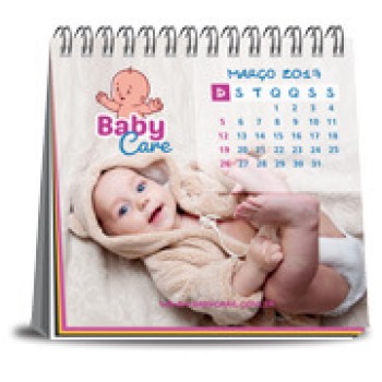 CALENDÁRIOS E FOLHINHAS 2023 CALENDÁRIO DE MESA WIRE O COM 12 PAGINAS COUCHÊ 150G Colorido frente e verso - 6 un.