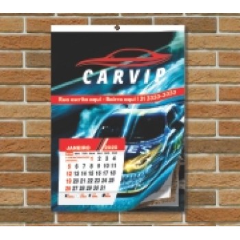 CALENDÁRIOS E FOLHINHAS 2023 CALENDÁRIO DE PAREDE SIMPLES COM FURO CENTRAL 12 PÁGINAS Colorido frente - 5 un.