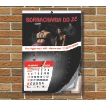 CALENDÁRIOS E FOLHINHAS 2023 CALENDÁRIO DE PAREDE SIMPLES COM FURO CENTRAL 12 PÁGINAS Colorido frente - 50 un.