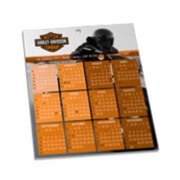 CALENDÁRIOS E FOLHINHAS 2023 FOLHINHA DE PAREDE COUCHÊ 300G VERNIZ UV TOTAL FRENTE 196X270MM