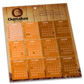 CALENDÁRIOS E FOLHINHAS 2023 FOLHINHA DE PAREDE COUCHÊ 300G VERNIZ UV TOTAL FRENTE 270X343MM