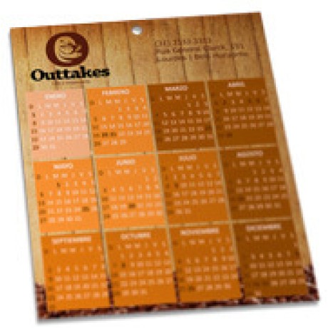 CALENDÁRIOS E FOLHINHAS 2023 FOLHINHA DE PAREDE COUCHÊ 300G VERNIZ UV TOTAL FRENTE 270X343MM