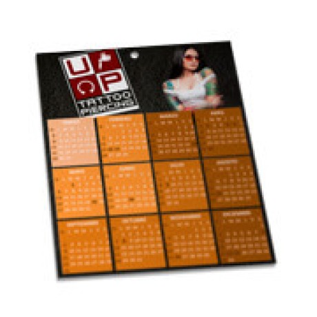CALENDÁRIOS E FOLHINHAS 2023 FOLHINHA DE PAREDE SUPREMO 250G VERNIZ TOTAL FRENTE 196X270MM
