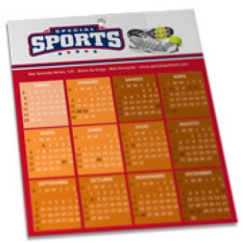 CALENDÁRIOS E FOLHINHAS 2023 FOLHINHA DE PAREDE SUPREMO 250G VERNIZ TOTAL FRENTE 270X343MM