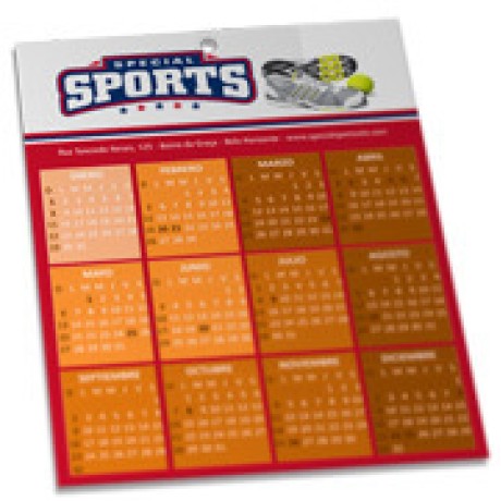 CALENDÁRIOS E FOLHINHAS 2023 FOLHINHA DE PAREDE SUPREMO 250G VERNIZ TOTAL FRENTE 270X343MM