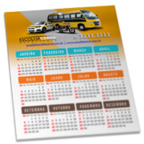 CALENDÁRIOS E FOLHINHAS 2023 FOLHINHA DE PAREDE SUPREMO 250G VERNIZ TOTAL FRENTE 270X343MM