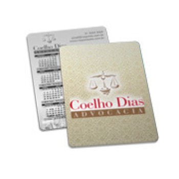 CALENDÁRIOS E FOLHINHAS 2024 CALENDÁRIO DE BOLSO COUCHÊ 300G SEM VERNIZ Colorido frente e preto e branco verso - 105 un.