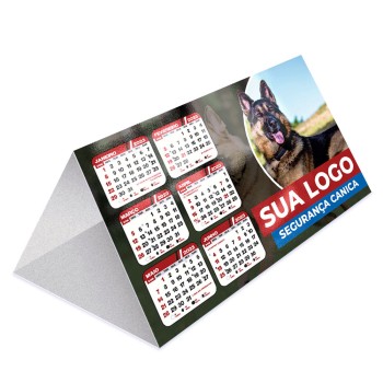 CALENDÁRIOS E FOLHINHAS 2024 CALENDÁRIO DE MESA BÁSICO SUPREMO 250G SEM VERNIZ
