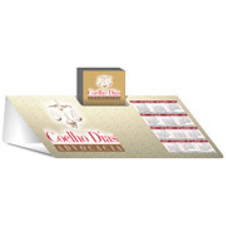 CALENDÁRIOS E FOLHINHAS 2024 CALENDÁRIO DE MESA PORTA CARTÕES SIMPLES COUCHÊ 300G SEM VERNIZ Colorido frente - 100 un.