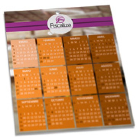 CALENDÁRIOS E FOLHINHAS 2024 FOLHINHA DE PAREDE COUCHÊ 300G SEM VERNIZ 270X343MM Colorido frente - 250 un.
