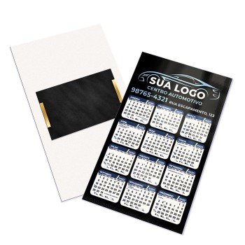 CALENDÁRIOS E FOLHINHAS 2024 POSTAIS IMANTADO SIMPLES SUPREMO 250G VERNIZ UV TOTAL FRENTE