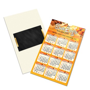 CALENDÁRIOS E FOLHINHAS 2024 POSTAIS IMANTADO SIMPLES SUPREMO 305G VERNIZ UV TOTAL FRENTE