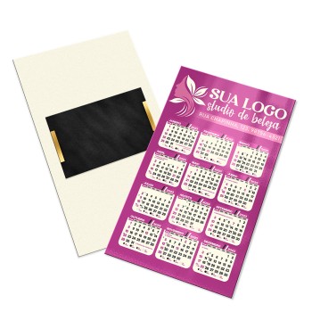CALENDÁRIOS E FOLHINHAS 2024 POSTAIS IMANTADO SIMPLES SUPREMO 305G VERNIZ UV TOTAL FRENTE