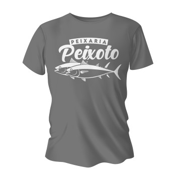 CAMISA ALGODÃO IMPRESSÃO SILK TAMANHO A3 CAMISA CINZA Preto e branco frente - 10 un.