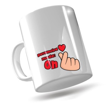 CANECA, COPOS E TAÇAS CANECAS CANECAS DE CERÂMICA SIMPLES 325ML COM DTF UV BRANCA Colorido frente - 25 un.