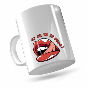 CANECA, COPOS E TAÇAS CANECAS CANECAS DE CERÂMICA SIMPLES 325ML COM DTF UV BRANCA Colorido frente - 10 un.