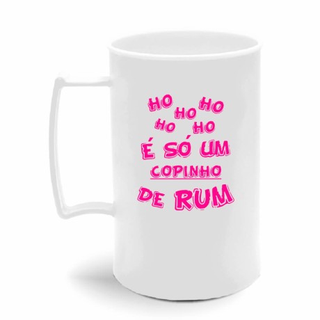 CANECA, COPOS E TAÇAS CANECAS CANECAS PLÁSTICAS CHOPP 450ML IMPRESSÃO 1 COR LEITOSA Preto e branco frente - 500 un.