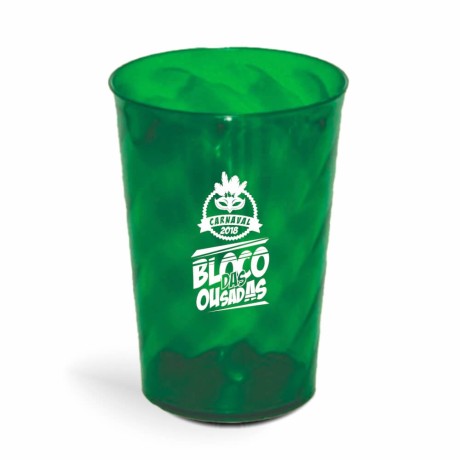 CANECA, COPOS E TAÇAS COPOS COPOS PLÁSTICOS COPO TWISTER 600ML IMPRESSÃO 1 COR TRANSPARENTE Preto e branco frente - 300 un.