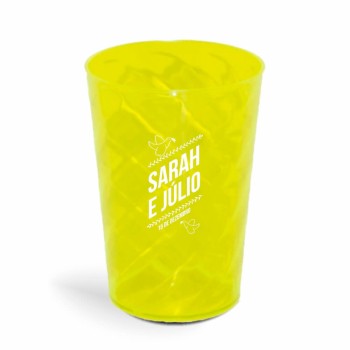CANECA, COPOS E TAÇAS COPOS COPOS PLÁSTICOS COPO TWISTER 600ML IMPRESSÃO 1 COR TRANSPARENTE Preto e branco frente - 1000 un.