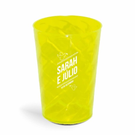 CANECA, COPOS E TAÇAS COPOS COPOS PLÁSTICOS COPO TWISTER 600ML IMPRESSÃO 1 COR TRANSPARENTE Preto e branco frente - 1000 un.