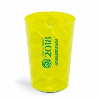CANECA, COPOS E TAÇAS COPOS COPOS PLÁSTICOS COPO TWISTER 600ML IMPRESSÃO 1 COR TRANSPARENTE Preto e branco frente - 3000 un.