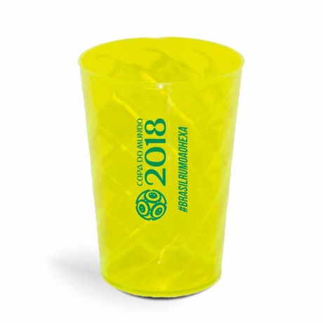 CANECA, COPOS E TAÇAS COPOS COPOS PLÁSTICOS COPO TWISTER 600ML IMPRESSÃO 1 COR TRANSPARENTE Preto e branco frente - 3000 un.