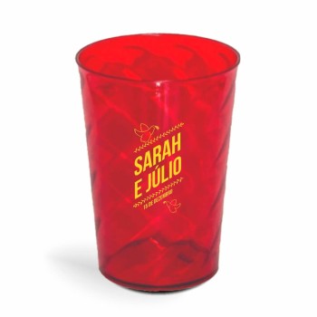 CANECA, COPOS E TAÇAS COPOS COPOS PLÁSTICOS COPO TWISTER 600ML IMPRESSÃO 1 COR TRANSPARENTE Preto e branco frente - 1000 un.