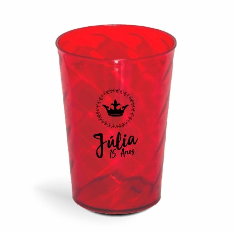 CANECA, COPOS E TAÇAS COPOS COPOS PLÁSTICOS COPO TWISTER 600ML IMPRESSÃO 1 COR TRANSPARENTE Preto e branco frente - 500 un.