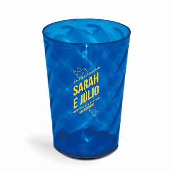 CANECA, COPOS E TAÇAS COPOS COPOS PLÁSTICOS COPO TWISTER 600ML IMPRESSÃO 1 COR TRANSPARENTE Preto e branco frente - 1000 un.